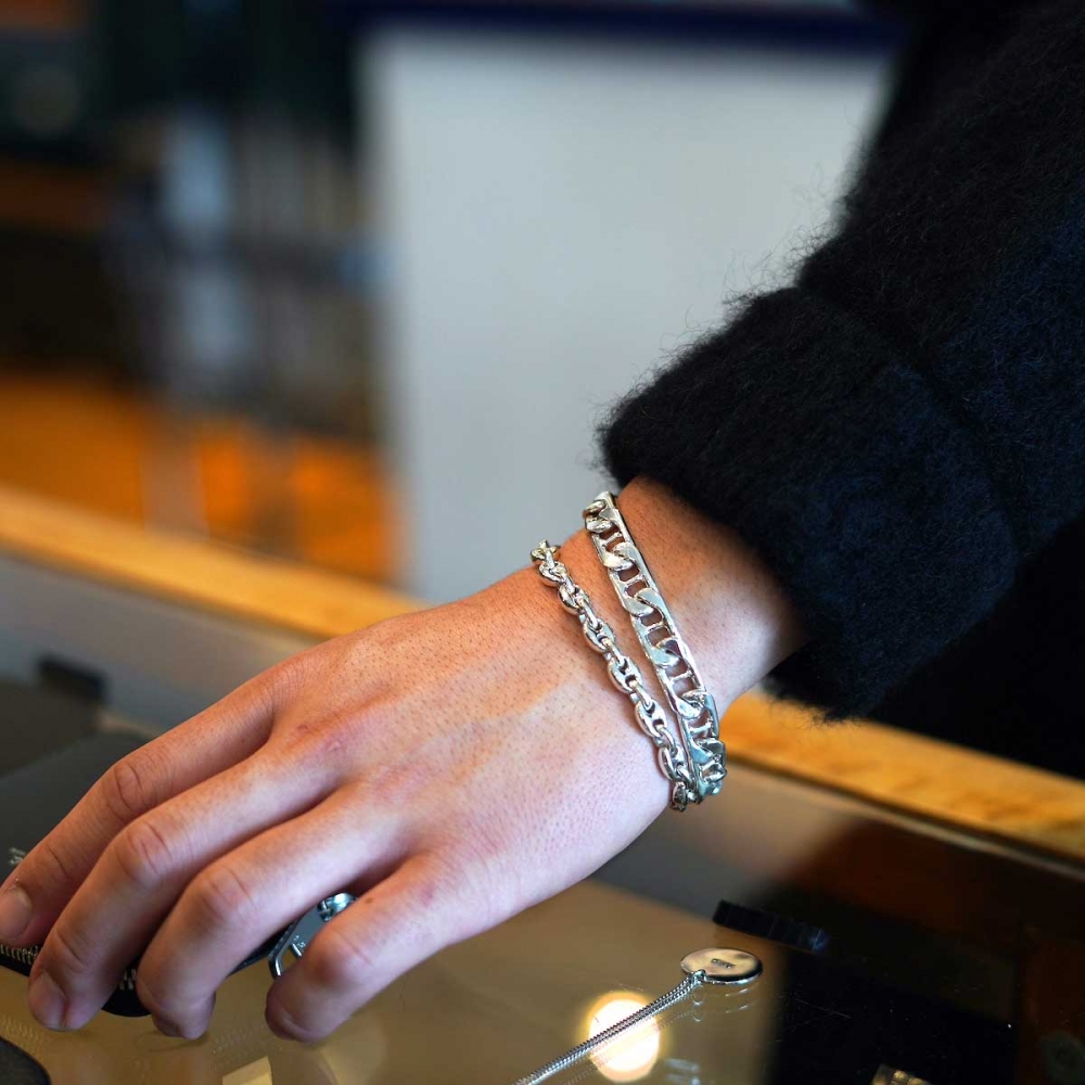 FIFTH SILVER / Silver Bracelet 8mm 1490-1E
